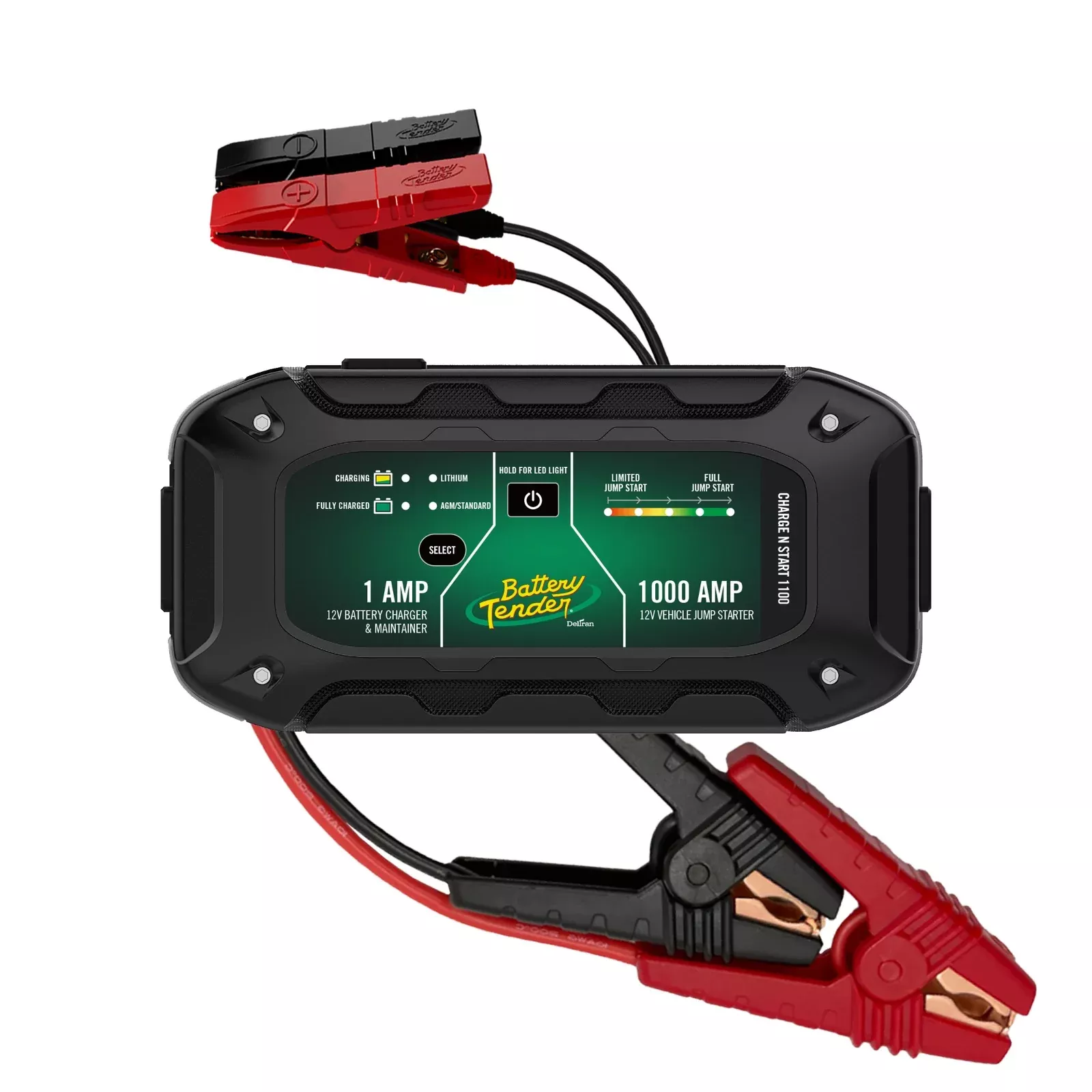 BATTERY TENDER - CHARGE N START 1 AMP BTRY CHARGER & 1000 AMP JUMP START