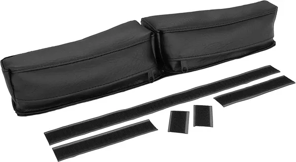 BIG BIKE PARTS DASH TWIN POUCH BLACK INDIAN ROADMASTER V30-206BK