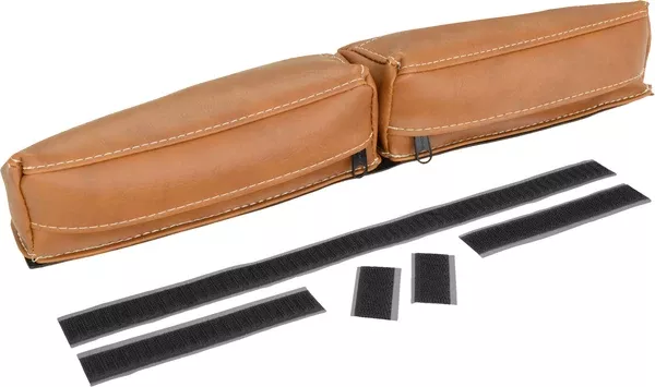 BIG BIKE PARTS DASH TWIN POUCH DESERT TAN INDIAN ROADMASTER V30-206D