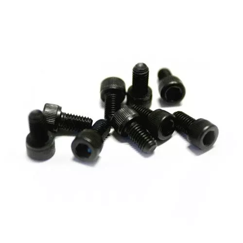 Big Gun 1/4″ x 20 Black Base Plate Allen Screws – Socket Head Pack of 4 40-S007