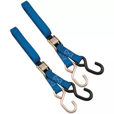 BikeMaster 1" Tiedowns (Blue)