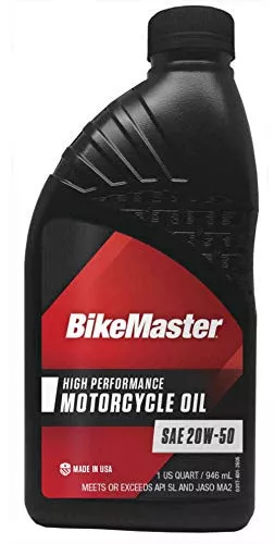 BikeMaster 532313 Bike Master 20W50 Performance Oil Quart
