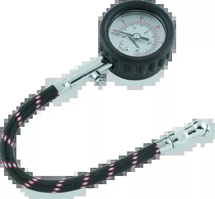 BikeMaster Tire Pressure Gauge With Hose-60-PSI