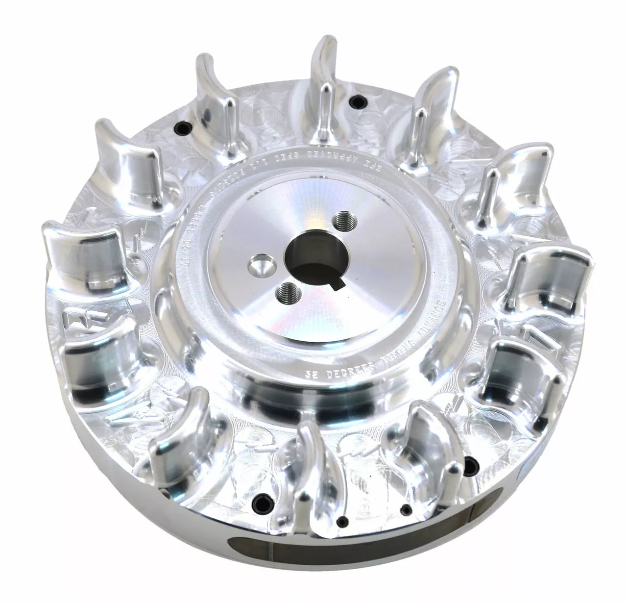Billet Aluminum Flywheel For Honda GX200, 196cc Clone or Tillotson 212cc