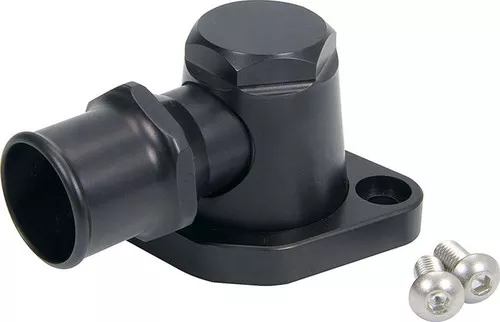 Billet Water Neck 1-1/2in Black ALL30370