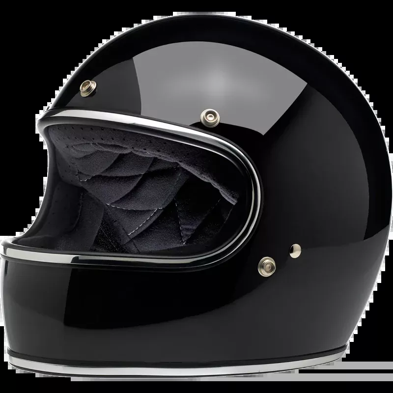 BILTWELL GRINGO HELMET GLOSS BLACK