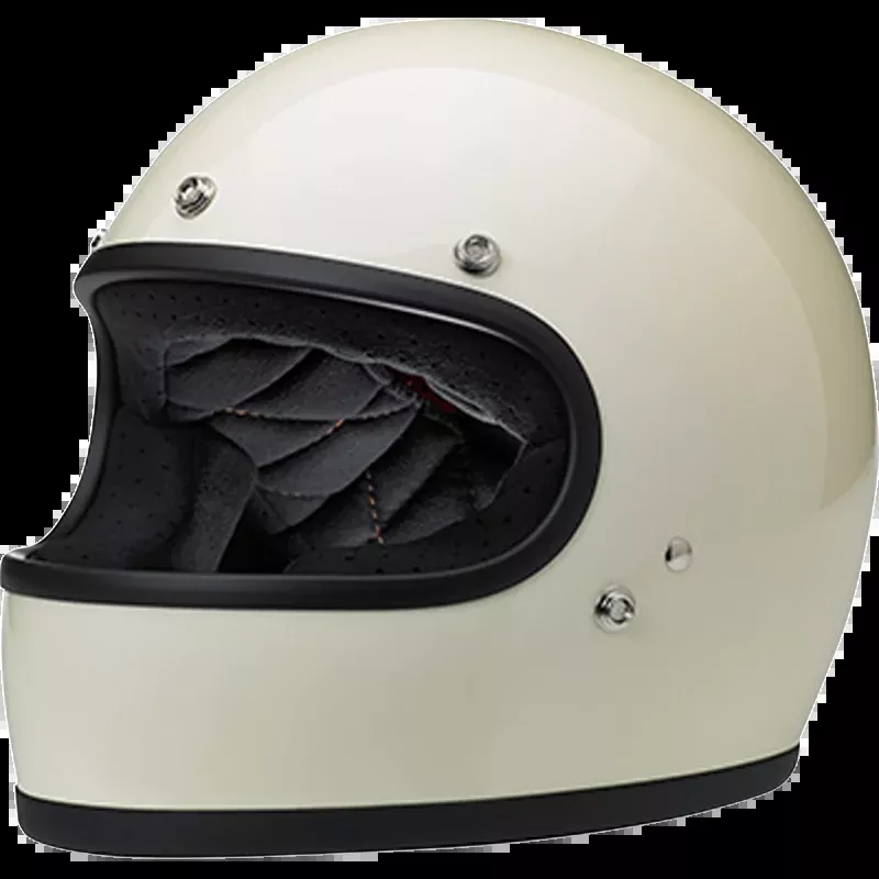 BILTWELL GRINGO HELMET GLOSS WHITE