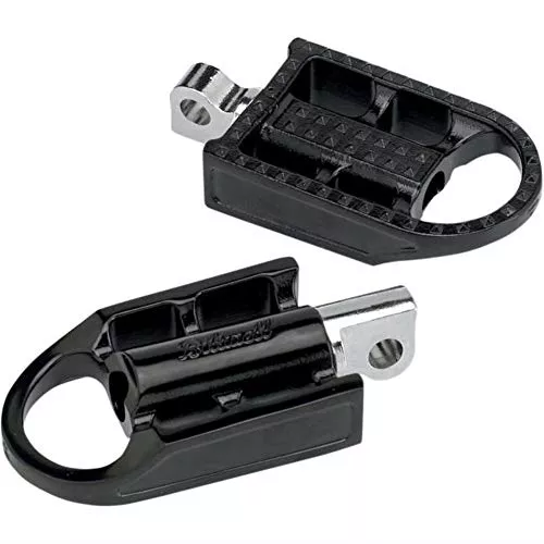 Biltwell Inc. Mushman Footpegs – Black Electroplate FP-MSH-SS-BK