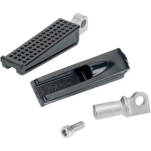 Biltwell Inc. Sanderson Footpegs – Black Electroplate FP-SAN-SS-BK