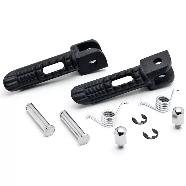 Black Front Foot Rest Pegs for Suzuki GSXR 600 / 750 / 1000 / Gladius / SFV650