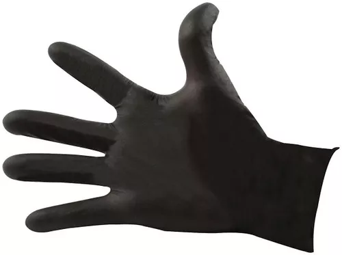 Black Nitrile Gloves XL Chemical Resistant ALL12026