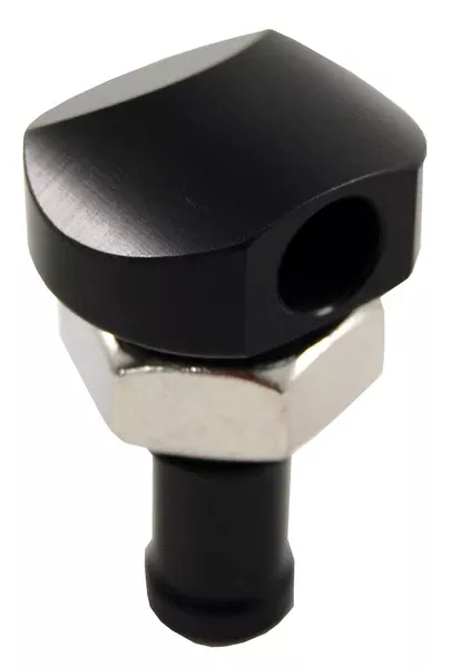 BLOWSION BILLET THRU-HULL WATER FITTING BLACK 3/8″ 90 DEG. 04-03-001