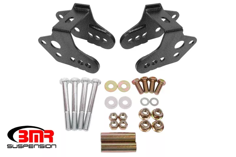 BMR Suspension Control Arm Relocation Bracket – Black Hammertone fits 1979-2004 Ford Mustang