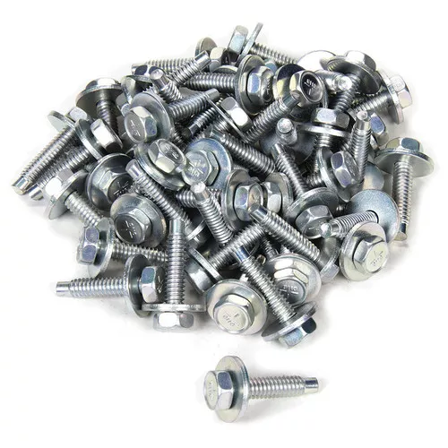 Body Bolt 1-1/8in 50pk Silver ALL16555-50