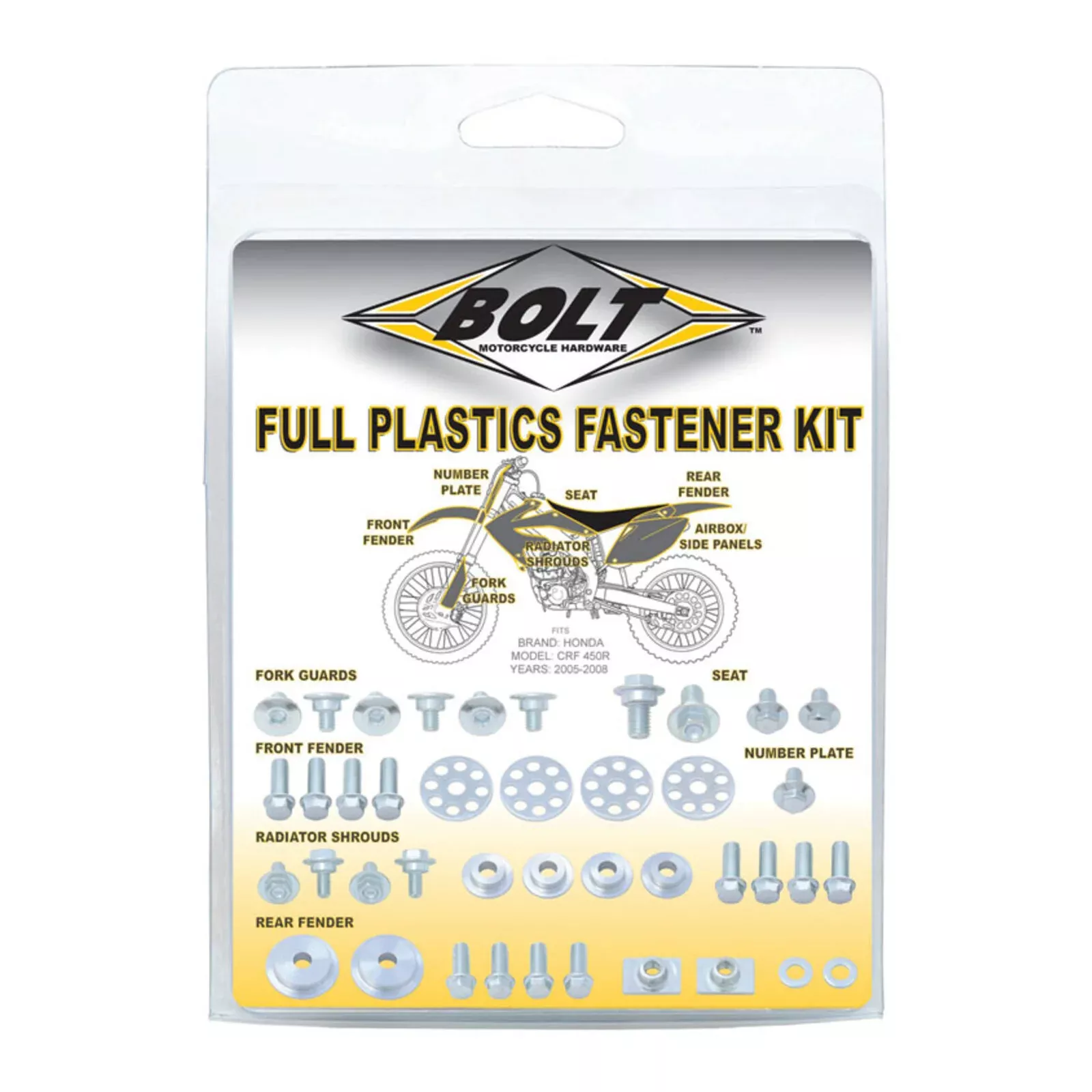 Bolt Body Work Fastener Kit Honda CRF150F/230F ’03-’14
