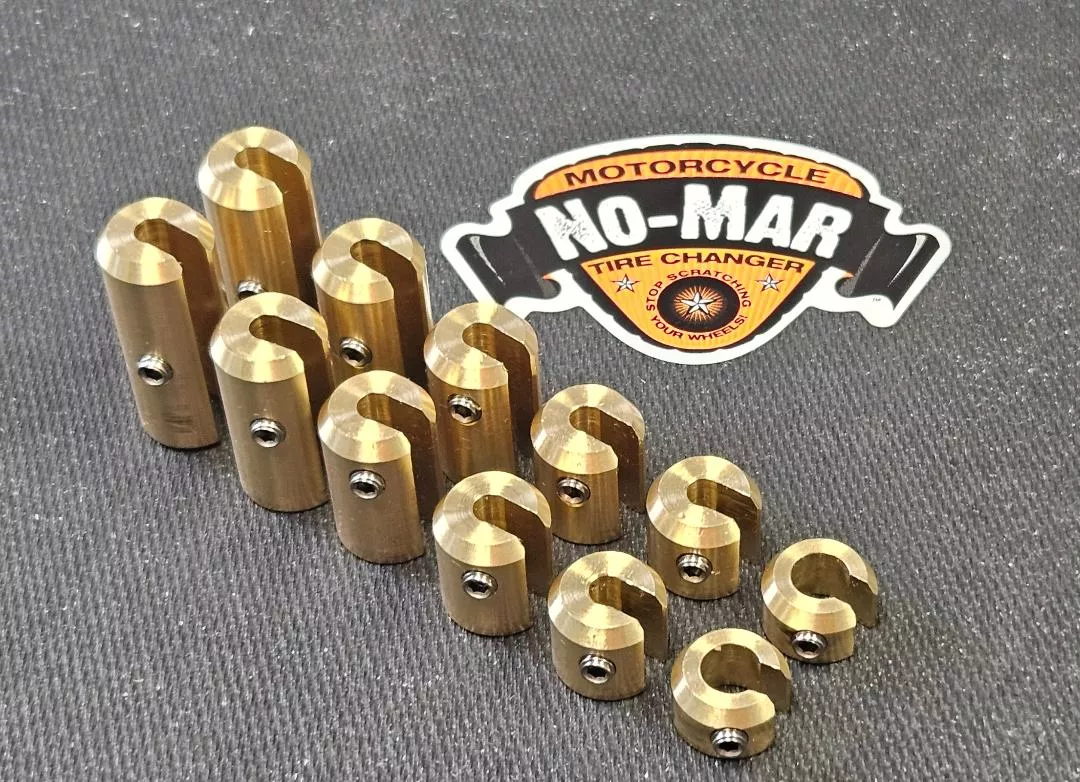Brass Re-Usable Motorcycle Spoke Weights 12pc