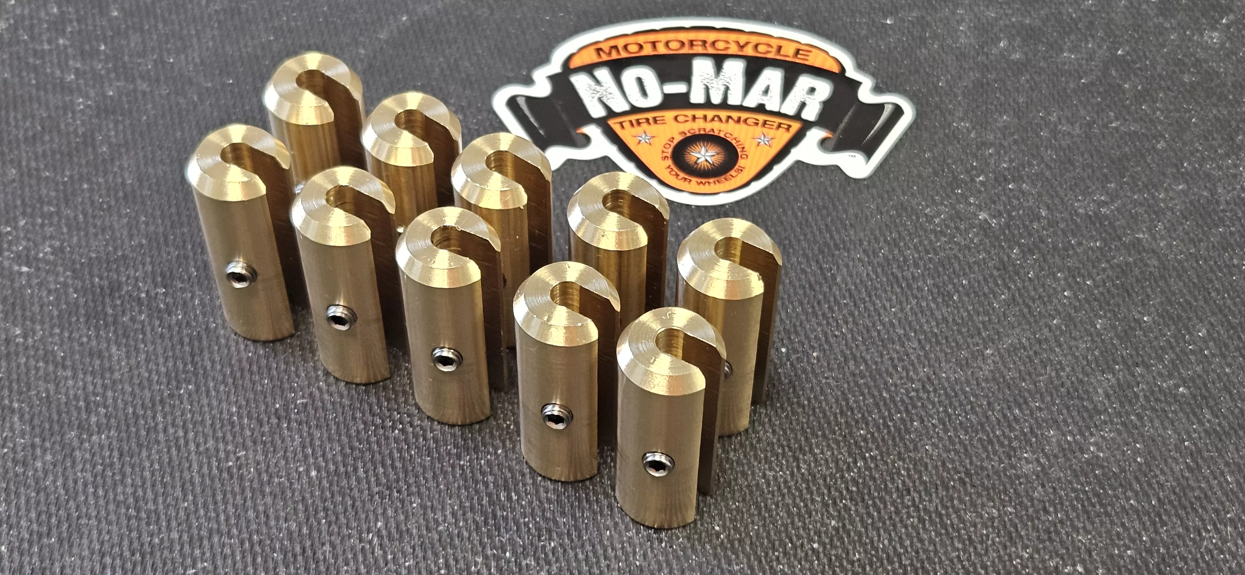 Brass Re-Usable Spoke Weights 10 pc. 1-1/2 oz.