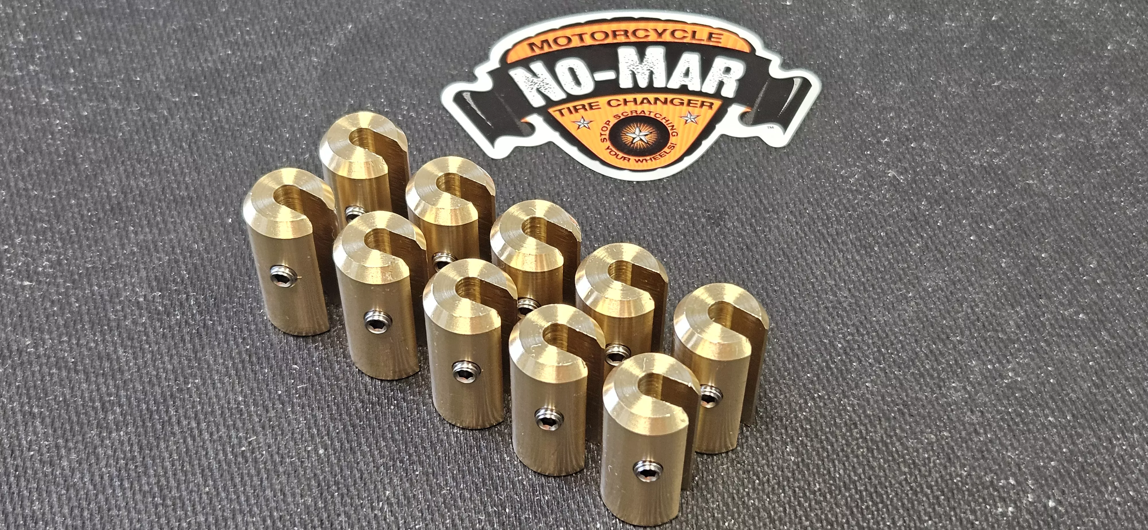 Brass Re-Usable Spoke Weights 10 pc. 1-1/4 oz.