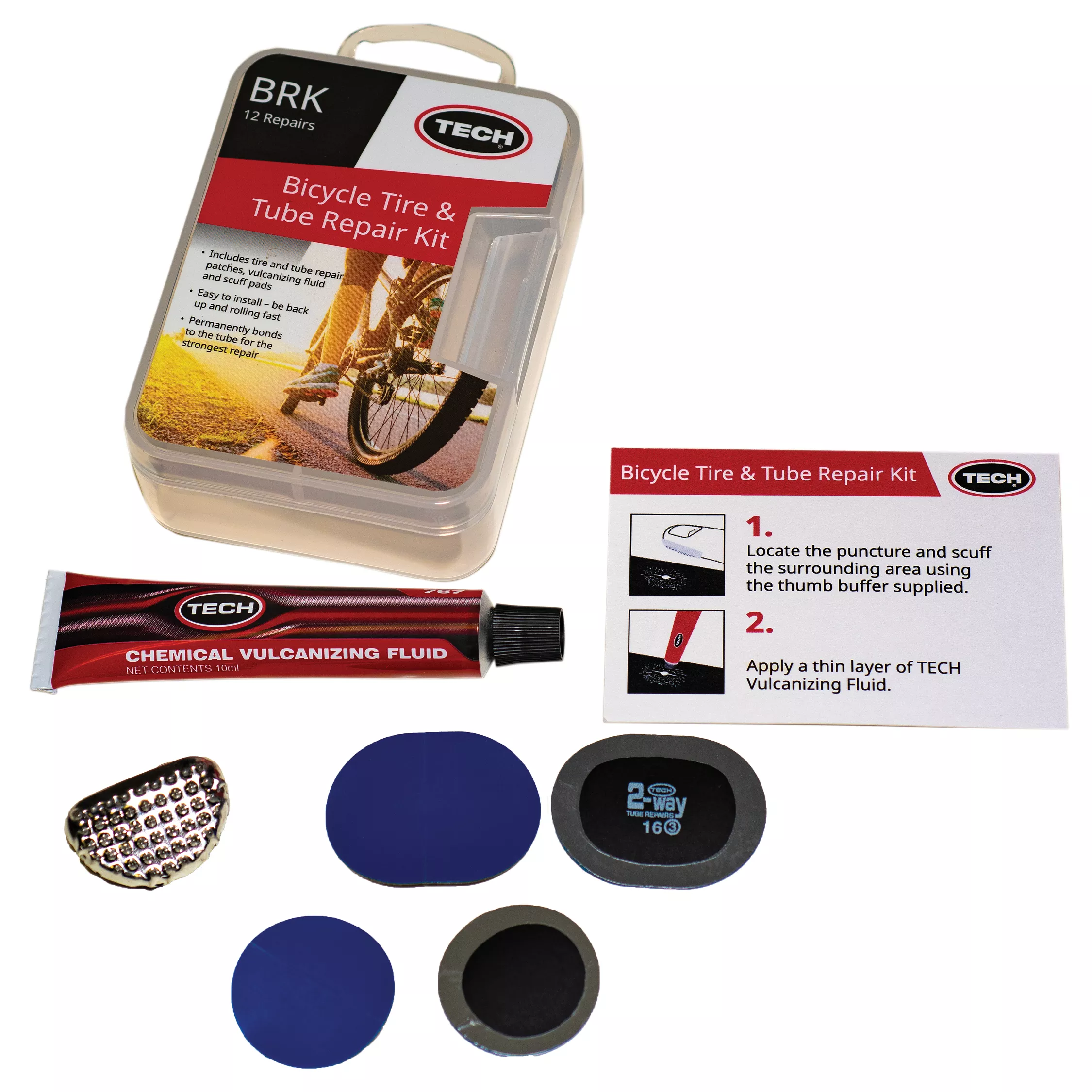 BRK – Bicycle Tire & Tube Repair Kit