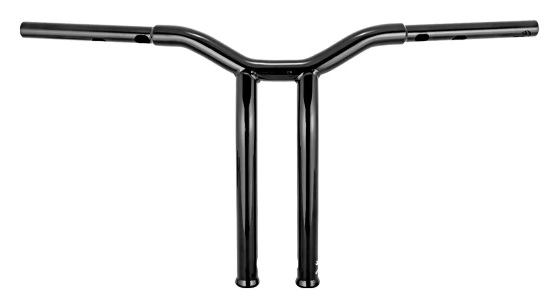 Burly Brand Dominator Raked T-Bar Handlebars For Harley Softail 2025-2026