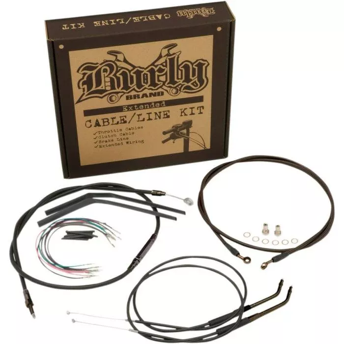 Burly Brand Handlebar Cable/Line Install Kit