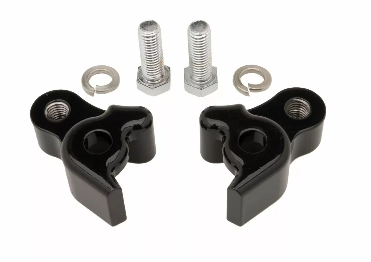 BURLY BRAND - REAR LOWERING BLOCKS BLK FLT 09-16 - B28-42008