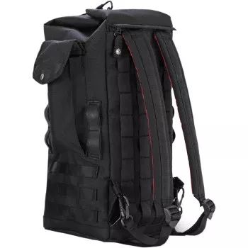 Burly Brand Voyager Sissy Bar Backpack Black – B15-1013B