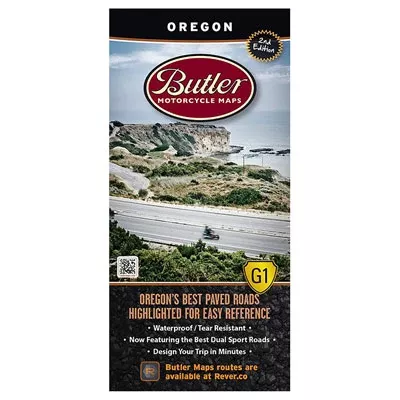 Butler Motorcycle Maps Oregon
