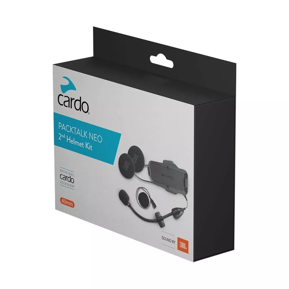 Cardo Packtalk Neo 2nd Helmet JBL 40mm Speakers Kit