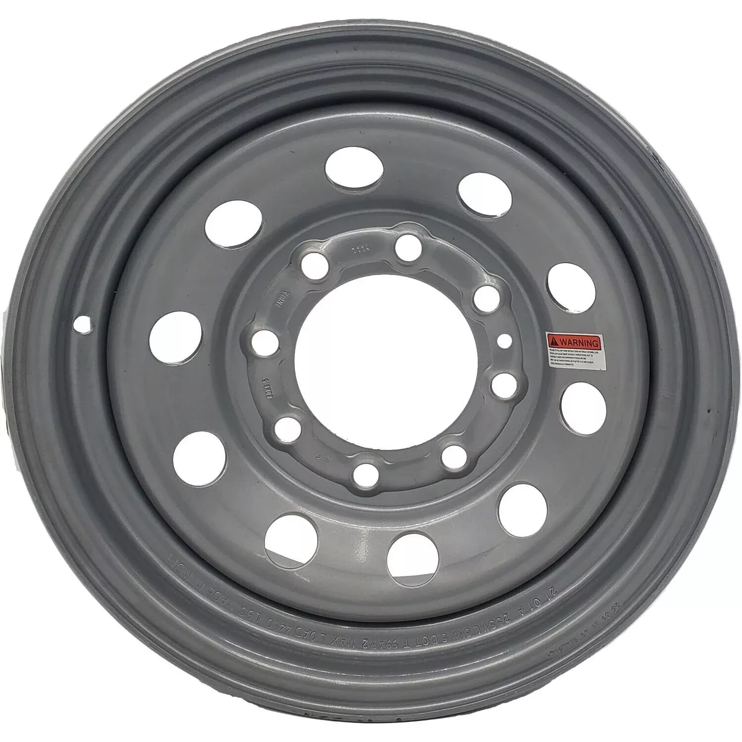 Carlisle 16×6 8 on 6.5 Modular Steel Trailer Wheel – Silver