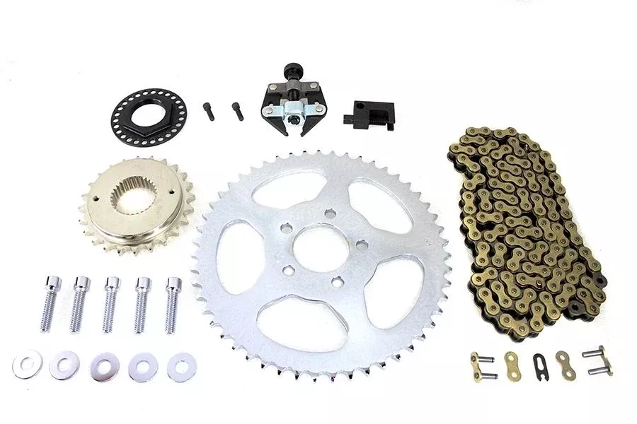 CHAIN DRIVE CONVERSION HARLEY DAVIDSON SOFTAILS 07-17