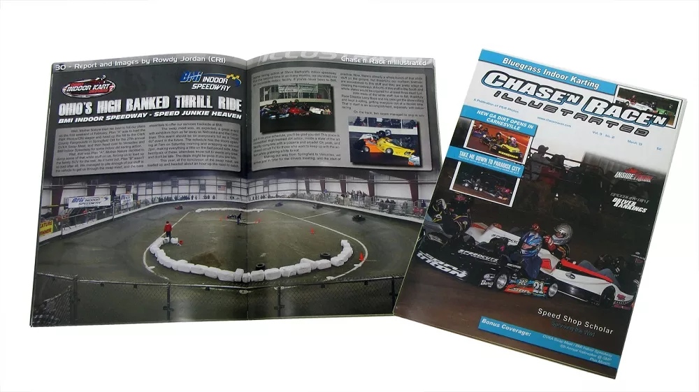 Chase'n Race'n Illustrated (March 2013) - Featuring BMI Indoor Speedway