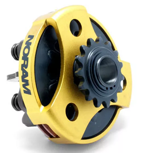“Cheetah” 3/4″ Clutch from Noram Teeth: 15T | Pitch #35 | 2-Disc | 6-Spring