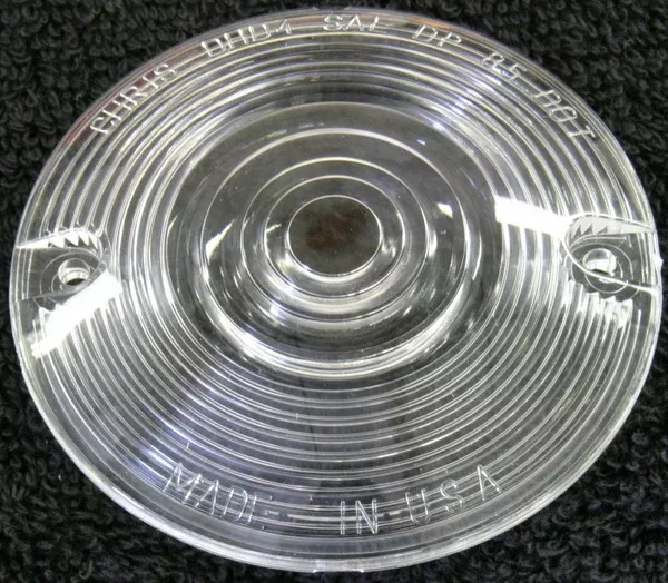 CHRIS PRODUCTS TURN SIGNAL LENS LATE FL MODELS CLEAR DHD4C