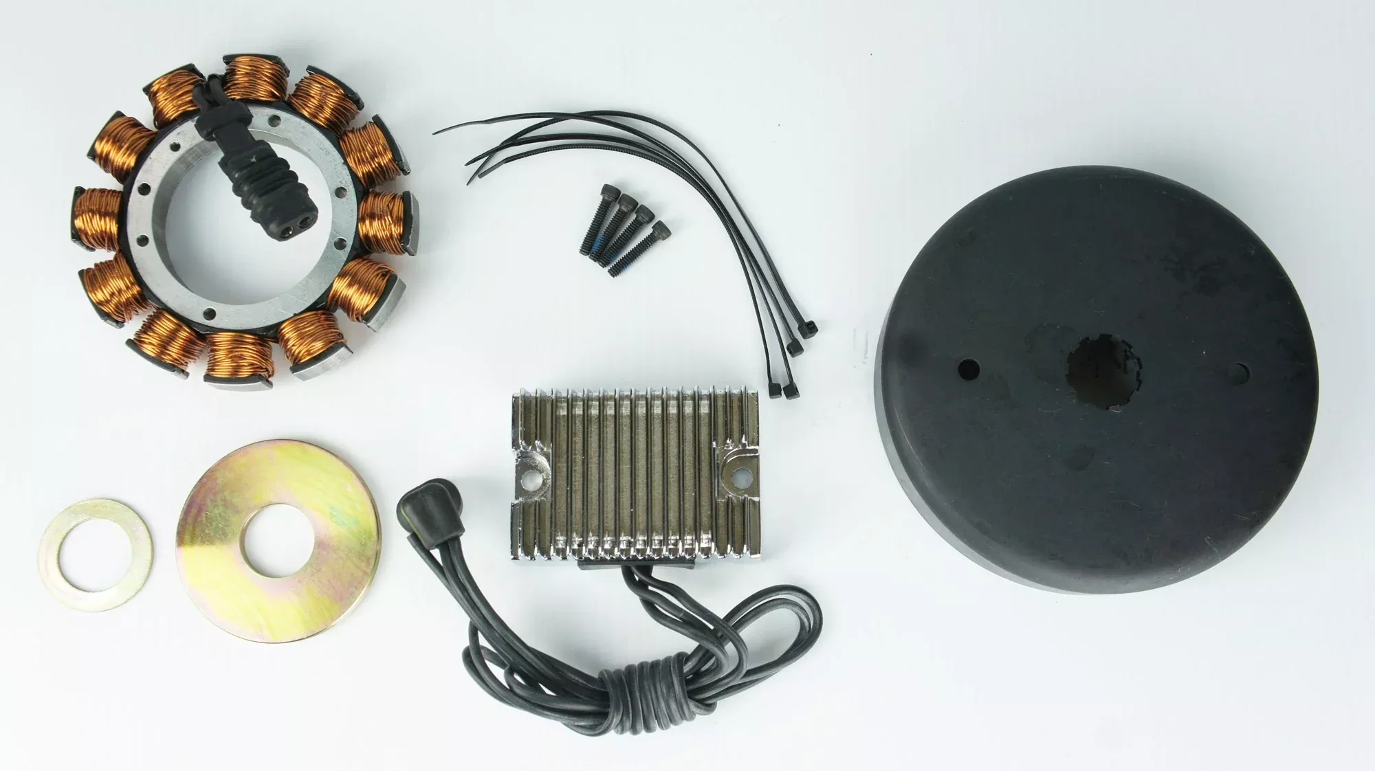 Chrome 32 Amp Charging System 1970-1999 Harley Evo Evolution Shovelhead Big Twin