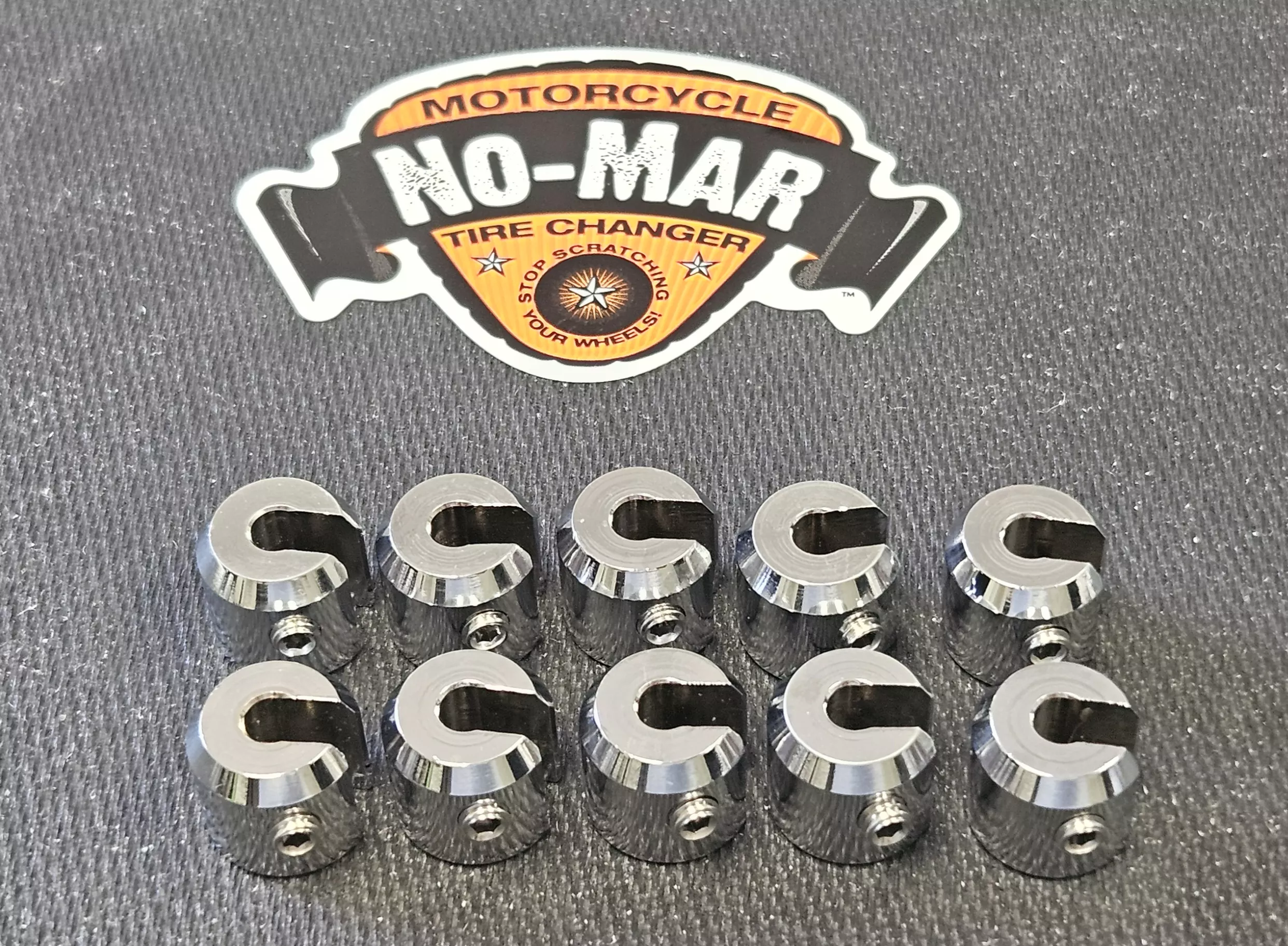 Chrome Re-Usable Spoke Weights 10 pc. 1/2 oz.