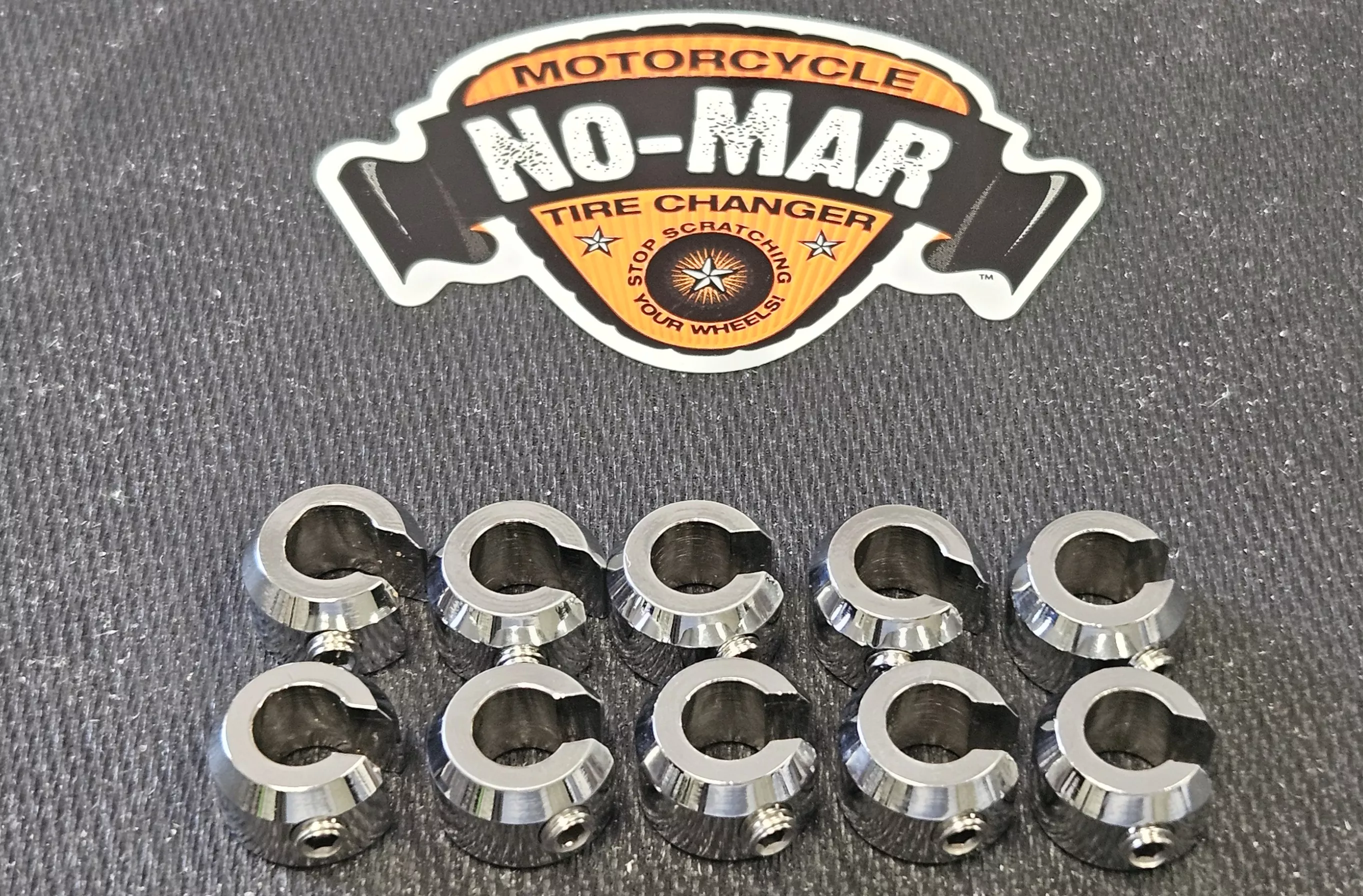 Chrome Re-Usable Spoke Weights 10 pc. 1/4 oz.
