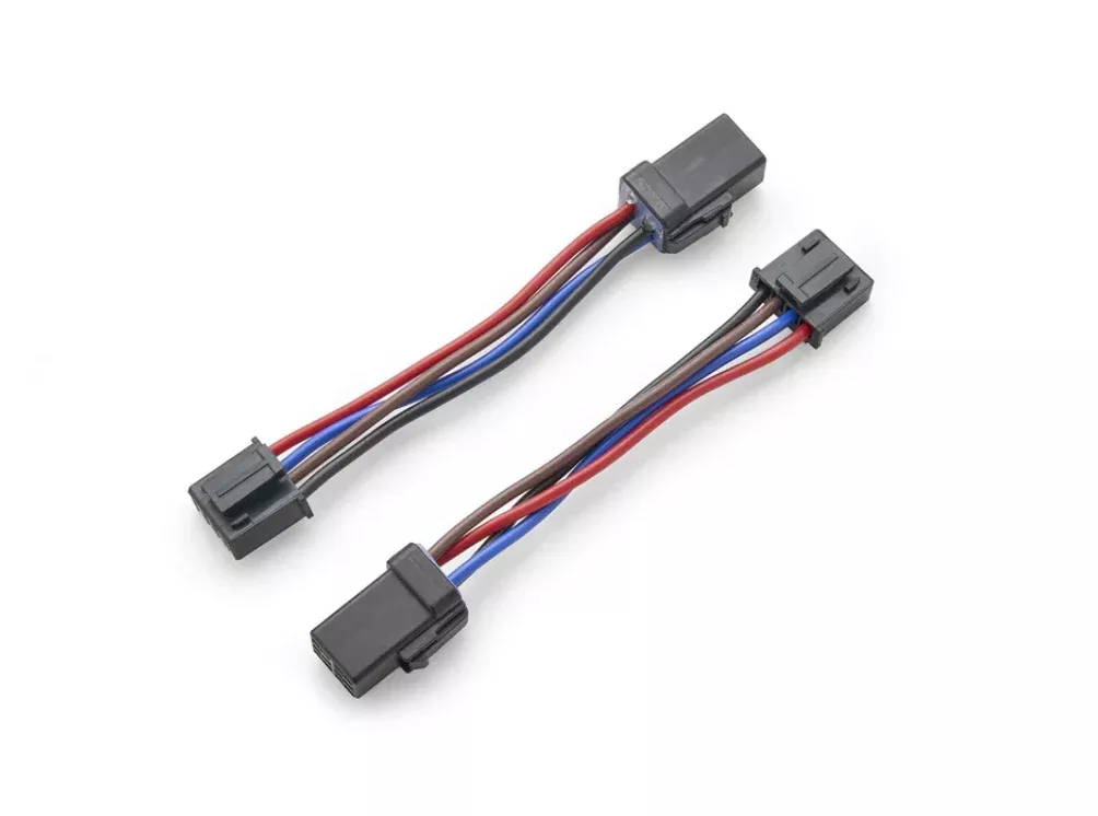 Ciro Adapter Kit 4-Pin to 6-Pin Wire Adapters for 2024 to Present Harley Touring Models (For Tailo & Streak Tourpak Lights)