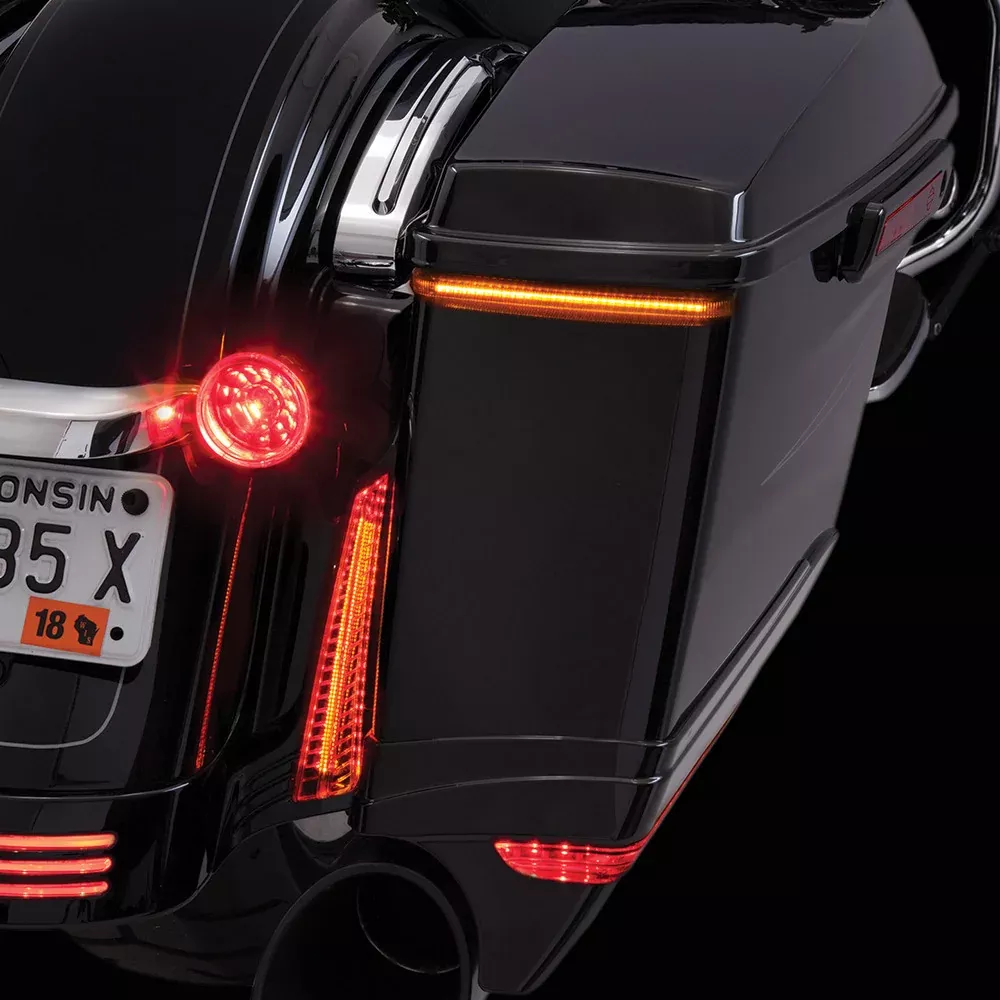 Ciro Bag Blades-Harley Saddlebag LED Run/Turn/Brake Lights (Select 2014-2024 Models)