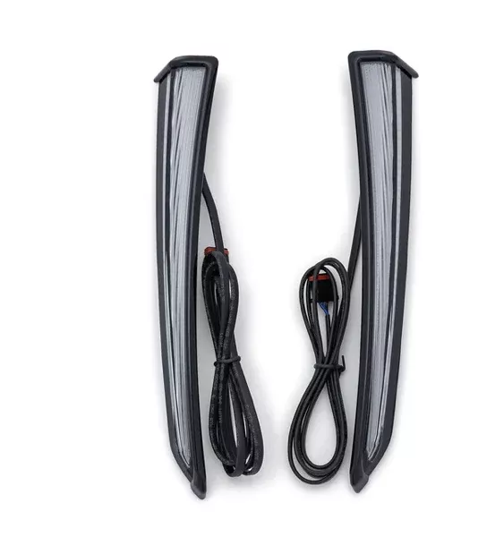 Ciro Fang Lower Fairing Lights Black and Chrome