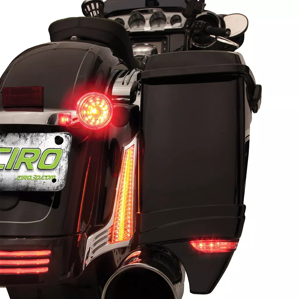 Ciro Filler Panel Lights for 2014-2023-Various Harley Street & Road Glides & Road King Specials