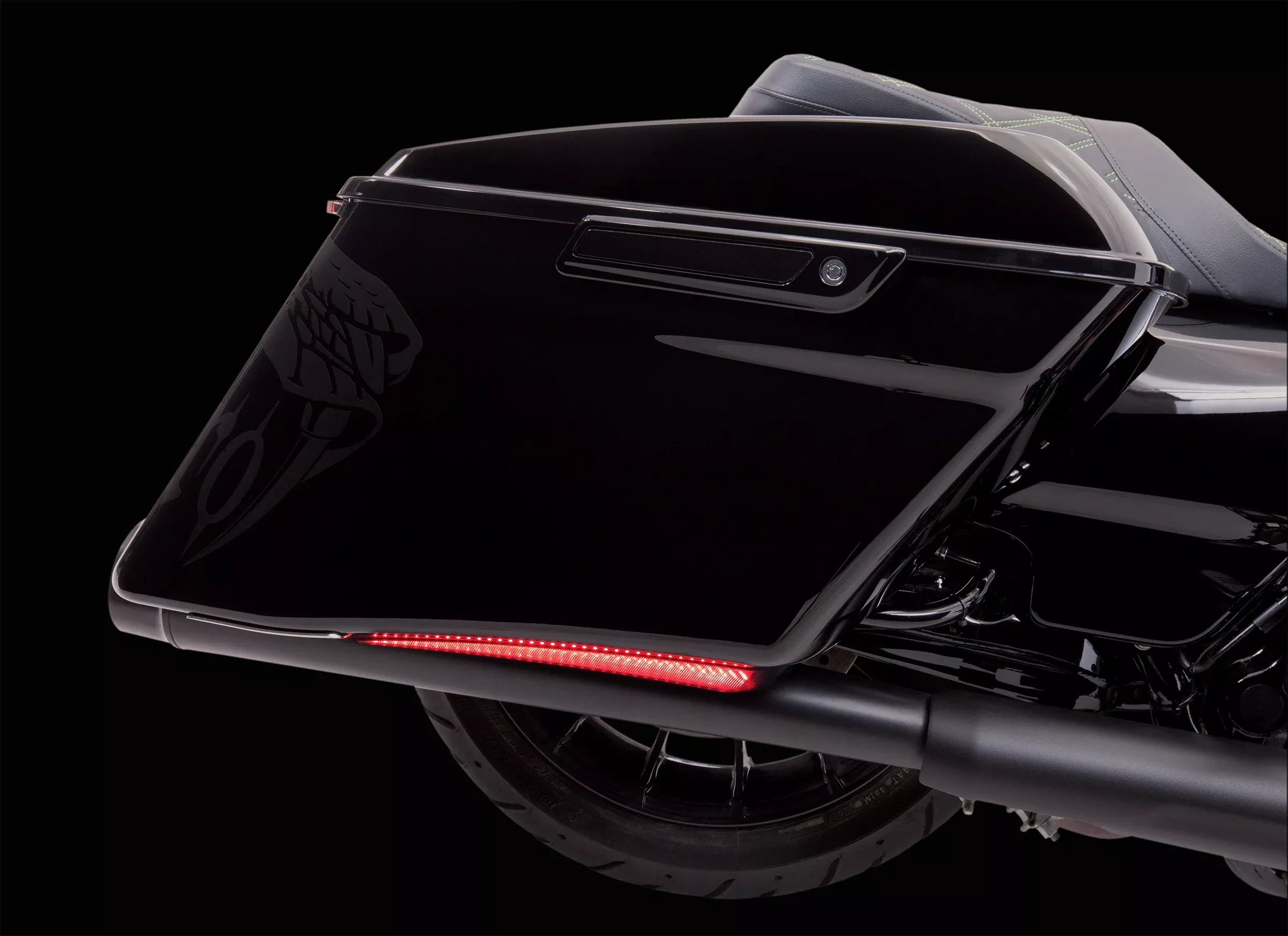 Ciro Machete Extended Bag LED Lights for 2014 to 2022 Harley-Davidson