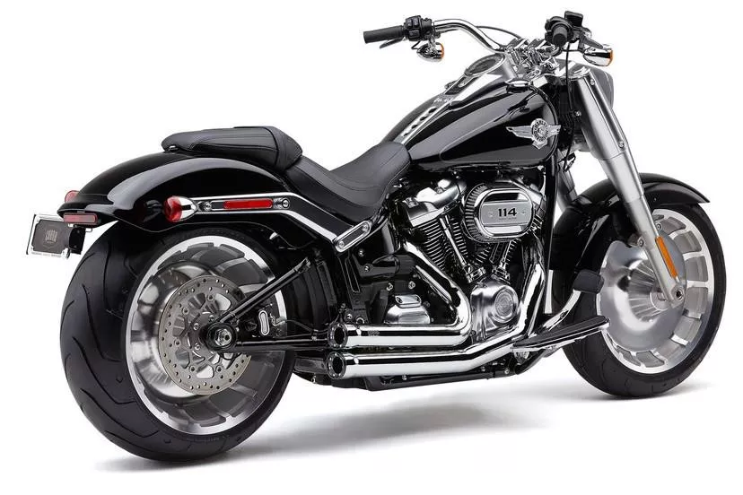 Cobra Speedster Short RPT Exhaust for '18-24 Harley Davidson Softail Fatboy and Breakout 114 (Chrome or Black)