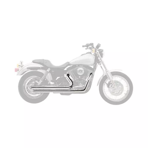 Cobra Speedster Slash-Down Chrome Exhaust System (6882)