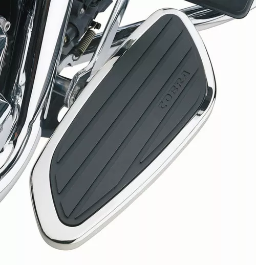 Cobra Swept Front Chrome Floorboards (06-4150)