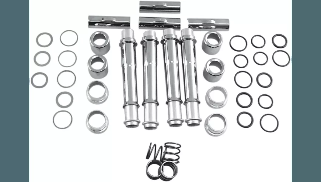 Colony Pushrod Tube Cover Conversion Kit for '91-03 Harley Davidson Sportster Models - Chrome
