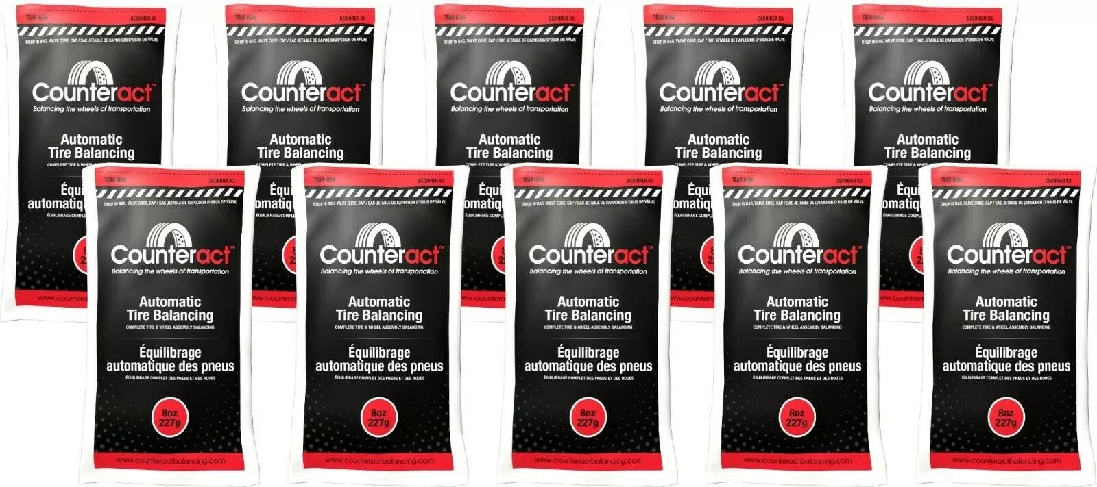 Counteract 080BNB Tire Balancing Beads 8 oz (10 Bags)