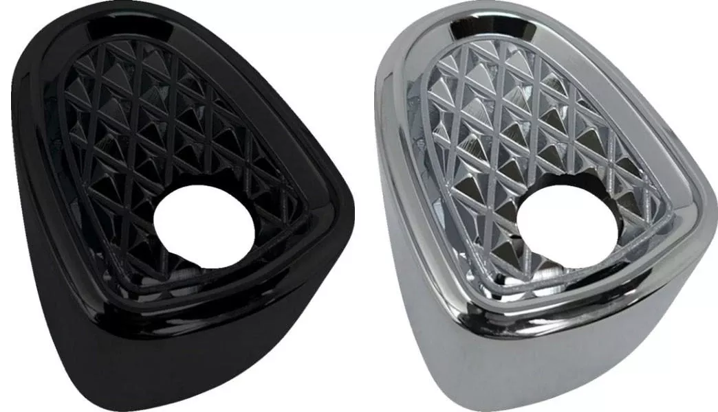 Covingtons Custom Diamondback Ignition Switch Cover for '14-Up Harley Davidson Touring Models