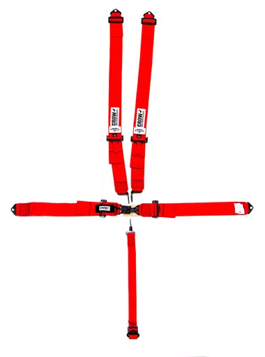 Crow 5-Pt Harness Small Latch RD Bolt In Blk Hardware 11002B