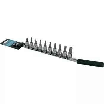 CruzTools 3/8" Hex Socket Bit Set (Standard SAE & Metric)